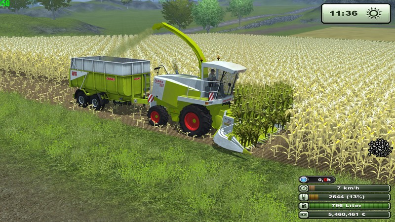 Claas Carat 180 TD – мод прицепа для FS 2013